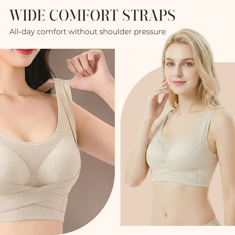 🌸 50 % Rabatt – Sport-BH mit Cross-Back-Design – formend, stützend & vielseitig – ideal für Yoga, Fitness & Alltag 💪