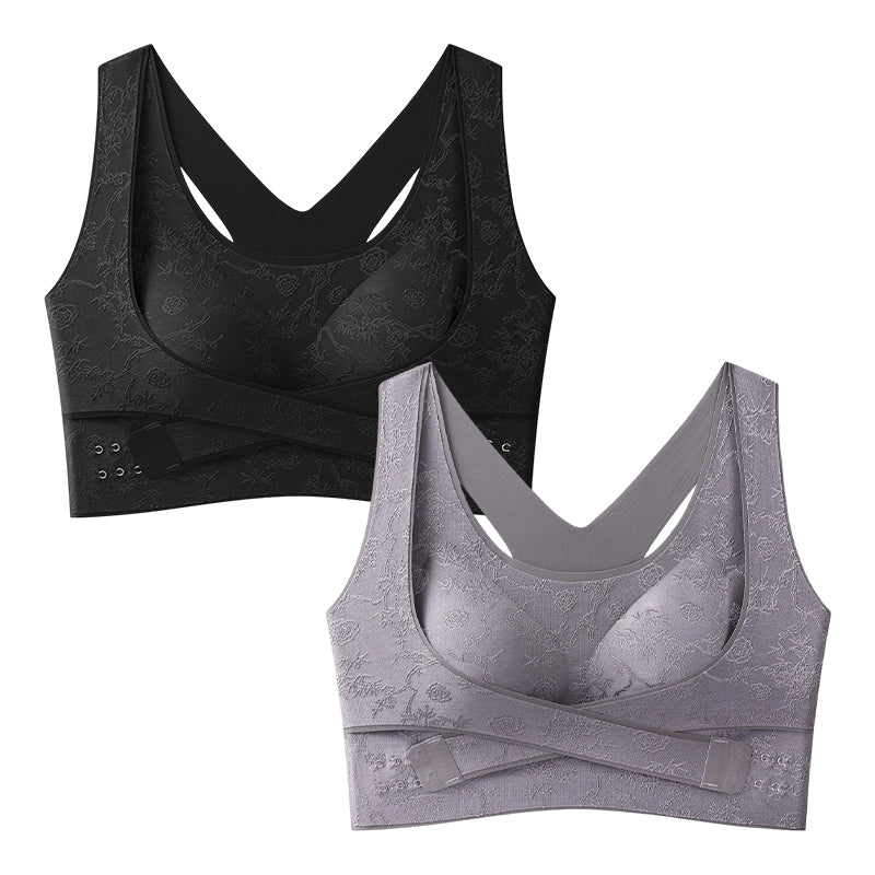 🌸 50 % Rabatt – Sport-BH mit Cross-Back-Design – formend, stützend & vielseitig – ideal für Yoga, Fitness & Alltag 💪