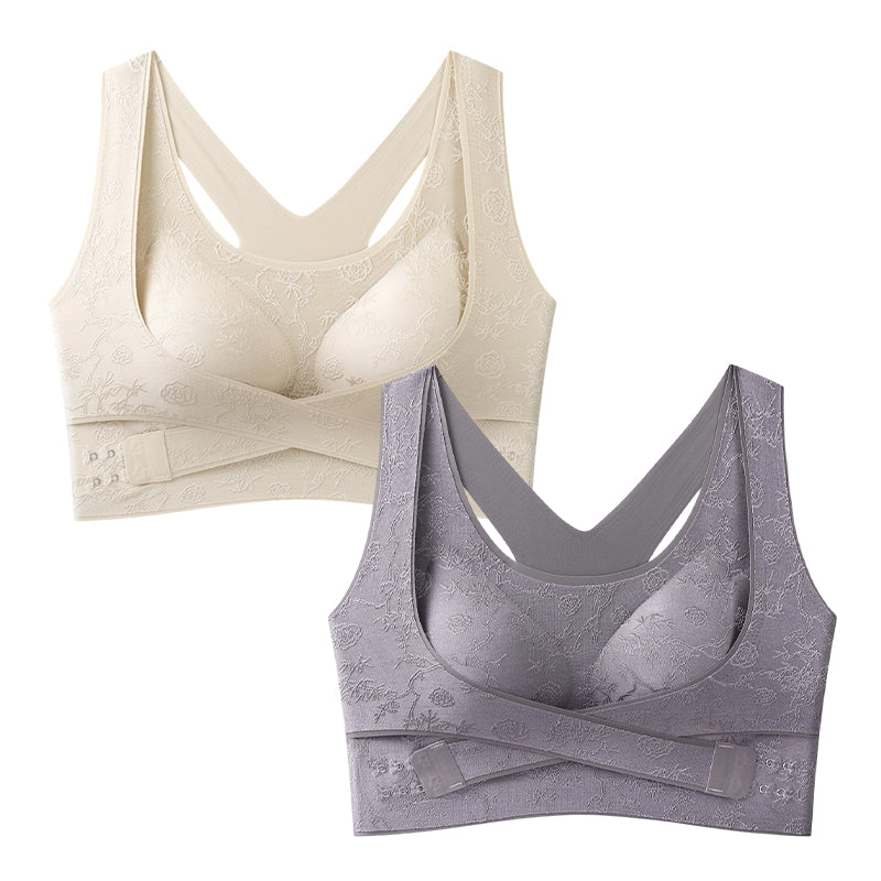 🌸 50 % Rabatt – Sport-BH mit Cross-Back-Design – formend, stützend & vielseitig – ideal für Yoga, Fitness & Alltag 💪