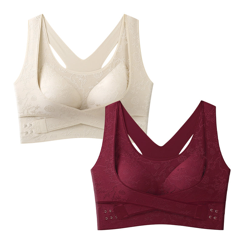 🌸 50 % Rabatt – Sport-BH mit Cross-Back-Design – formend, stützend & vielseitig – ideal für Yoga, Fitness & Alltag 💪