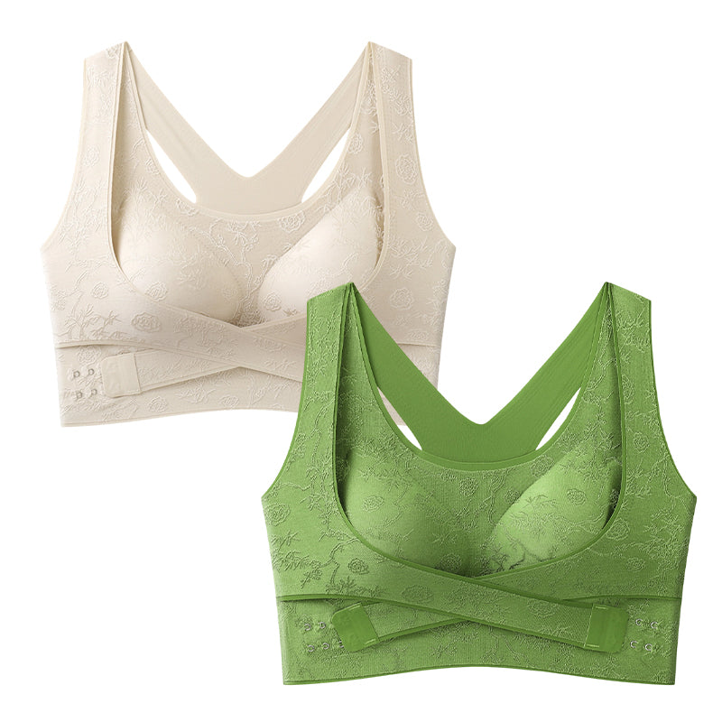 🌸 50 % Rabatt – Sport-BH mit Cross-Back-Design – formend, stützend & vielseitig – ideal für Yoga, Fitness & Alltag 💪