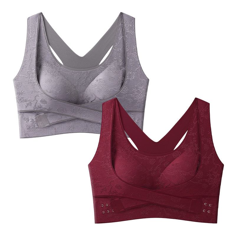 🌸 50 % Rabatt – Sport-BH mit Cross-Back-Design – formend, stützend & vielseitig – ideal für Yoga, Fitness & Alltag 💪