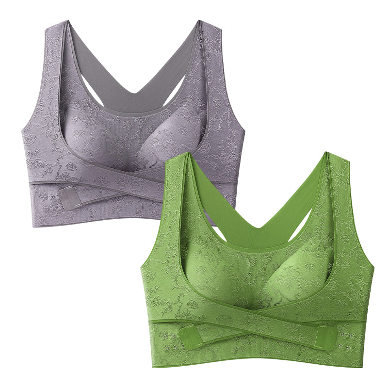 🌸 50 % Rabatt – Sport-BH mit Cross-Back-Design – formend, stützend & vielseitig – ideal für Yoga, Fitness & Alltag 💪