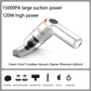 🔥🚗Leistungsstarkes Akku-Staubsauger-Set, speziell für Autos entwickelt