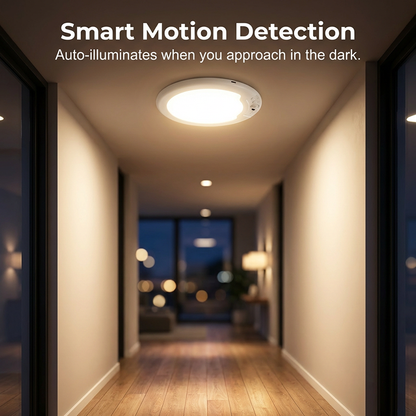 ✨Wiederaufladbare LED-Deckenleuchte mit Bewegungssensor💡⚡Licht per Sprachbefehl – Schluss mit dem lästigen Drücken von Schaltern🔌