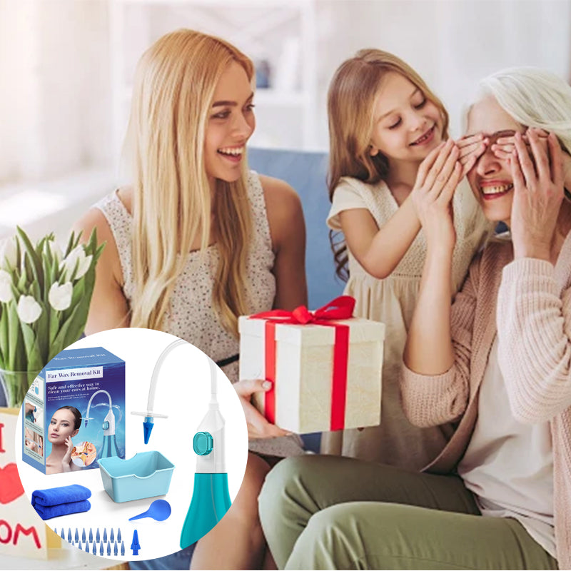 👂 50% RABATT! 💧 Ohrenschmalz-Entfernungsset (E20/W10) – Sicher & Sanft, Austauschbare Aufsätze für Schmerzlose Ohrenreinigung 🩺