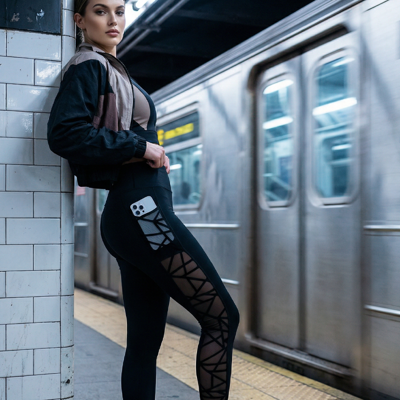 💎59 % Rabatt – jetzt für nur 17,99 € erhältlich🧘 Damen-Mesh-High-Waist-Yogahose mit Taschen – Atmungsaktive Mesh-Panels, Bleibt Kühl & Perfekt für Intensive Workouts 🌸