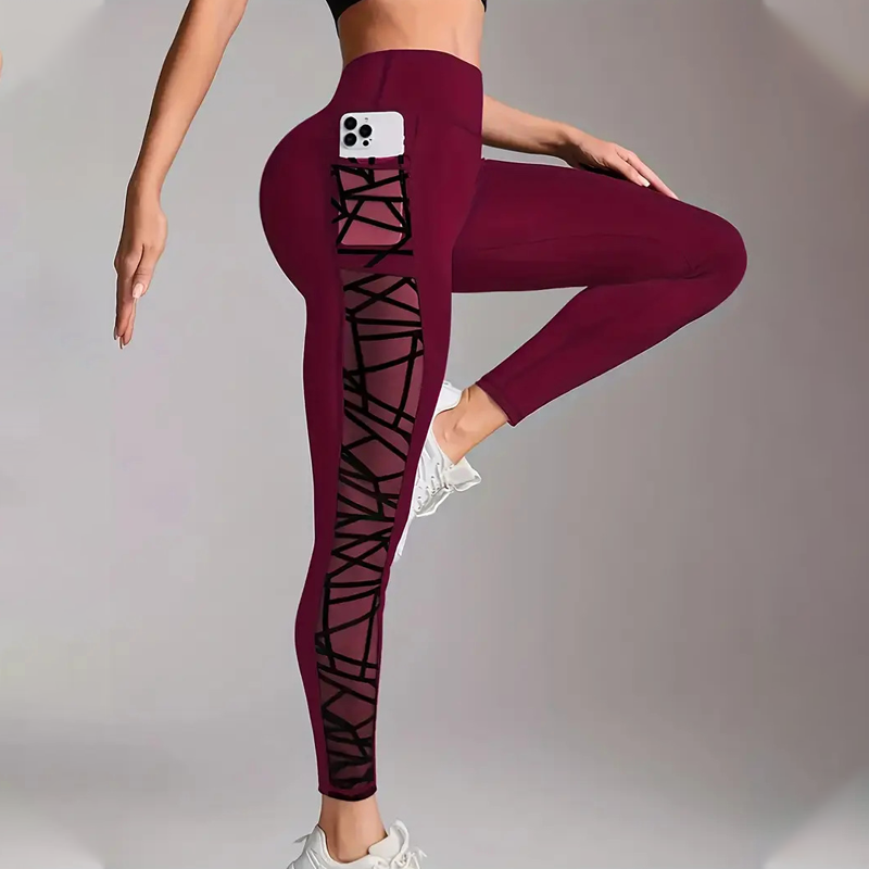 💎59 % Rabatt – jetzt für nur 17,99 € erhältlich🧘 Damen-Mesh-High-Waist-Yogahose mit Taschen – Atmungsaktive Mesh-Panels, Bleibt Kühl & Perfekt für Intensive Workouts 🌸