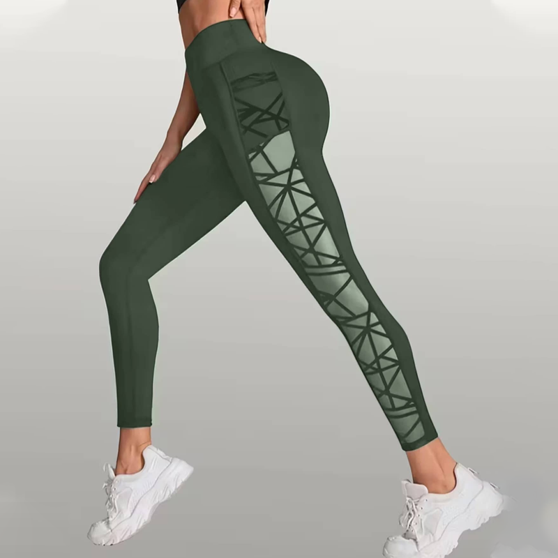 💎59 % Rabatt – jetzt für nur 17,99 € erhältlich🧘 Damen-Mesh-High-Waist-Yogahose mit Taschen – Atmungsaktive Mesh-Panels, Bleibt Kühl & Perfekt für Intensive Workouts 🌸