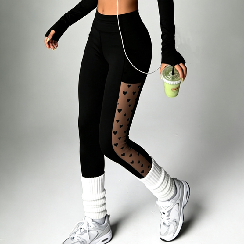 💎59 % Rabatt – jetzt für nur 17,99 € erhältlich🧘 Damen-Mesh-High-Waist-Yogahose mit Taschen – Atmungsaktive Mesh-Panels, Bleibt Kühl & Perfekt für Intensive Workouts 🌸