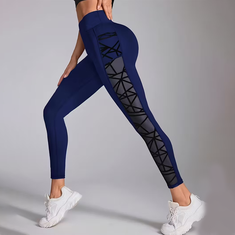 💎59 % Rabatt – jetzt für nur 17,99 € erhältlich🧘 Damen-Mesh-High-Waist-Yogahose mit Taschen – Atmungsaktive Mesh-Panels, Bleibt Kühl & Perfekt für Intensive Workouts 🌸