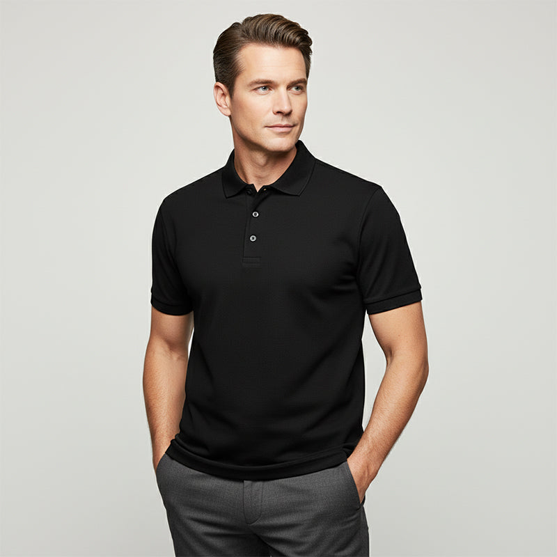 💎 -50% AUF DAS HERREN POLO-SHIRT! 💎 Schnell Trocknend, Knitterfrei & Athletische Passform für Business & Freizeit