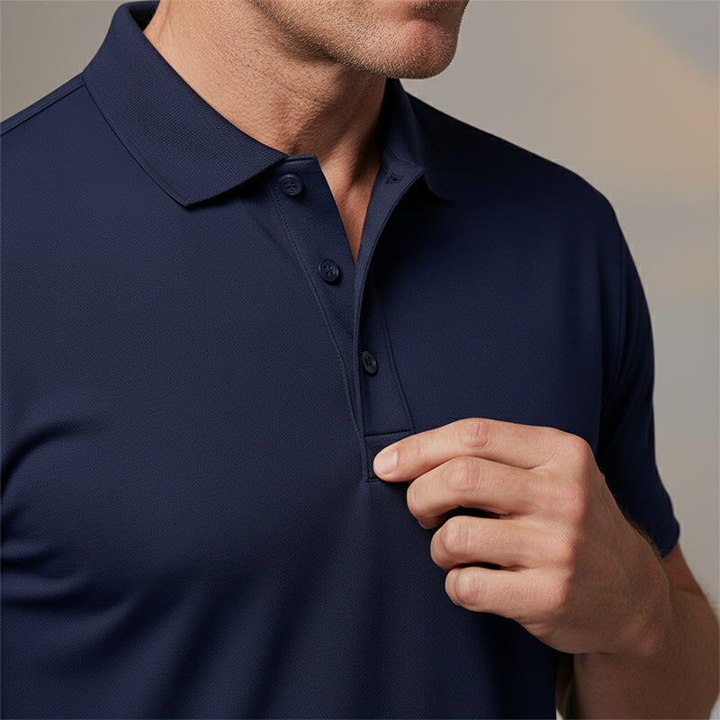 💎 -50% AUF DAS HERREN POLO-SHIRT! 💎 Schnell Trocknend, Knitterfrei & Athletische Passform für Business & Freizeit