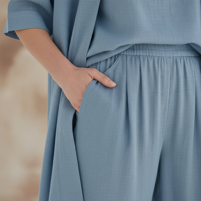 ✨🔥Elegante 3-teilige Loungewear für Damen in lockerer Passform