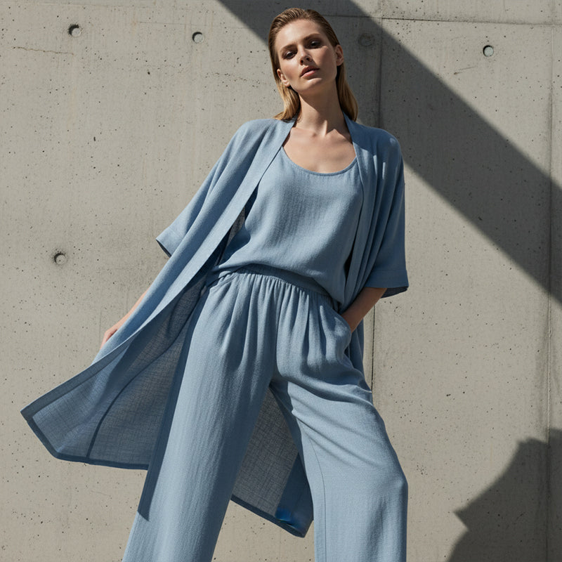 ✨🔥Elegante 3-teilige Loungewear für Damen in lockerer Passform