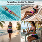 👙🌊 3-teiliges Damen Bikini-Set – Hohe Taille, Color-Block & Zickzack-Design für Strand & Urlaub