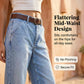 🌟 Weite Jeansshorts für Damen mit hoher Taille – Beinverlängernd & Vintage-Waschung – Lässige, verkürzte Hose – perfekt für den Sommer, den Strand oder einen freien Tag 👒