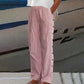 👖 50% RABATT! 🌷 Schwarze Gestreifte Hose mit Seitentaschen – Bequemer Schnitt, Modischer Look & Praktische Aufbewahrung 🌸