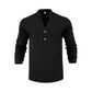 🔥Solange der Vorrat reicht 50 % Rabatt!🎉Lässiges Henley-T-Shirt für Herren
