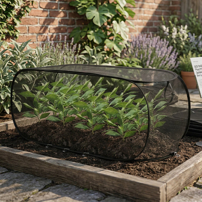 🌱 50% RABATT! ✨ 3-in-1 Pop-Up Pflanzenschutz-Netz – Schützt Vor Insekten, Frost & Sonne, Sofort Aufbaubar & Perfekt Für Garten & Balkon 🌿