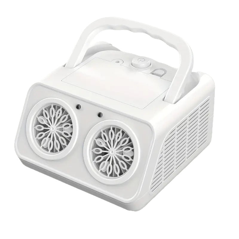 🫧 Handheld-Blasenmaschine mit mehreren Öffnungen💎 26 Löcher, 2000+ Blasen/Min & Magische Lichter für Partys