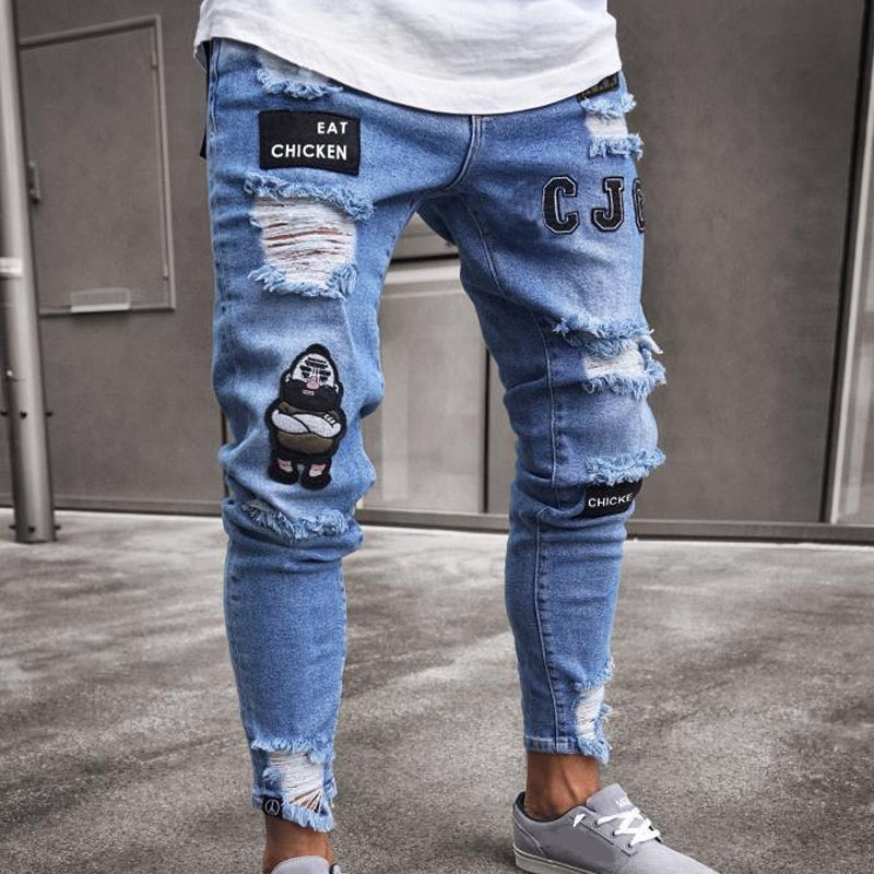 👖 50% RABATT! 🔥 Herren Jeans in Schwarz – Slim Fit mit Destroyed-Effekt, Moderner Streetstyle Für Einen Coolen Look 🖤