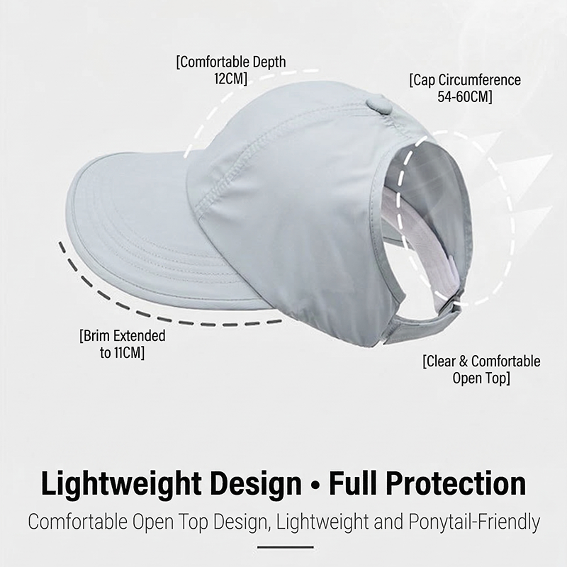 💎 -50% auf Damen-Baseball-Sonnenhut mit weiter Krempe！💎 UV-Schutz, atmungsaktiver Schnelltrocken-Stoff & Komfort für Outdoor-Abenteuer✨