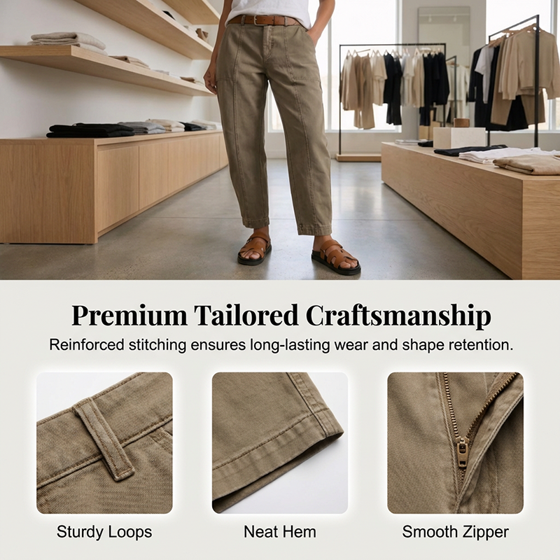 ✨ 【Neuheiten 2026】High-Waist Utility-Hose für Damen ✨ Schmal zulaufend & Modern geschnitten 🩳 Trendig & Bequem!