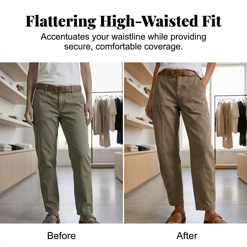 ✨ 【Neuheiten 2026】High-Waist Utility-Hose für Damen ✨ Schmal zulaufend & Modern geschnitten 🩳 Trendig & Bequem!