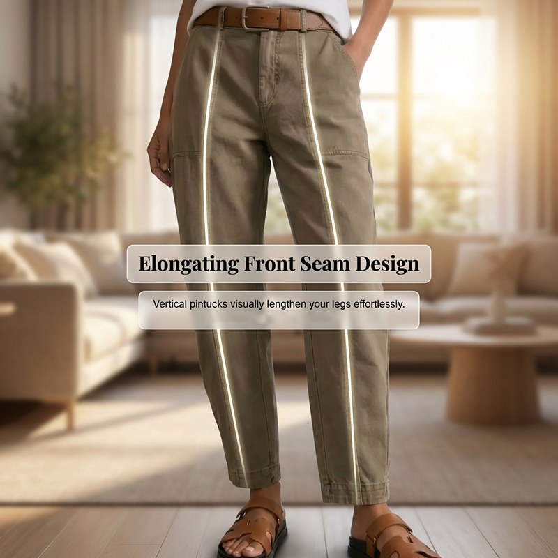 ✨ 【Neuheiten 2026】High-Waist Utility-Hose für Damen ✨ Schmal zulaufend & Modern geschnitten 🩳 Trendig & Bequem!
