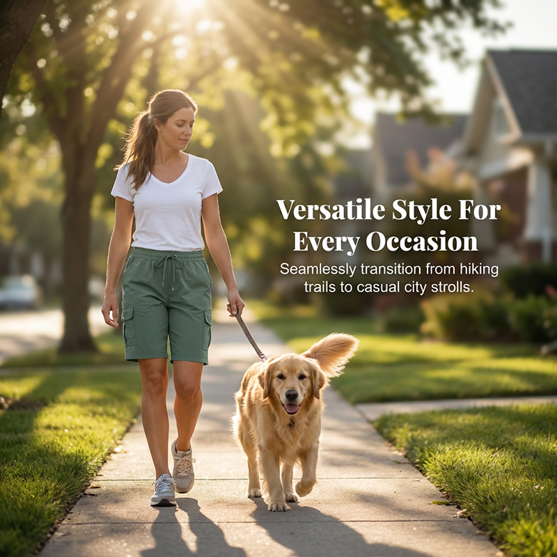 🩳 LIMITIERT 64% RABATT! ✨ Damen Cargo-Shorts – Schnelltrocknend, UPF 50+ & Praktische Taschen 🎒