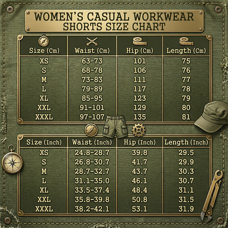 🩳 LIMITIERT 64% RABATT! ✨ Damen Cargo-Shorts – Schnelltrocknend, UPF 50+ & Praktische Taschen 🎒