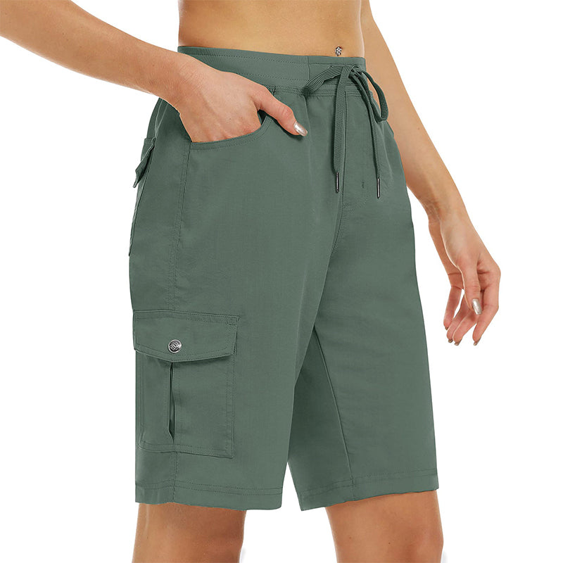 🩳 LIMITIERT 64% RABATT! ✨ Damen Cargo-Shorts – Schnelltrocknend, UPF 50+ & Praktische Taschen 🎒
