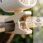 🌬️ LIMITIERTES ANGEBOT 50% RABATT! ✨ Clip-On-Luftkühler – Halbleiter-Kühlung, 199 Stufen, 360° Drehbar 🌀