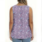 👕 LIMITIERTES ANGEBOT: 50% RABATT! ☀️ Ärmelloses Damen-Top – Mit Print, Knopfleiste & Leichtem Stoff ✨