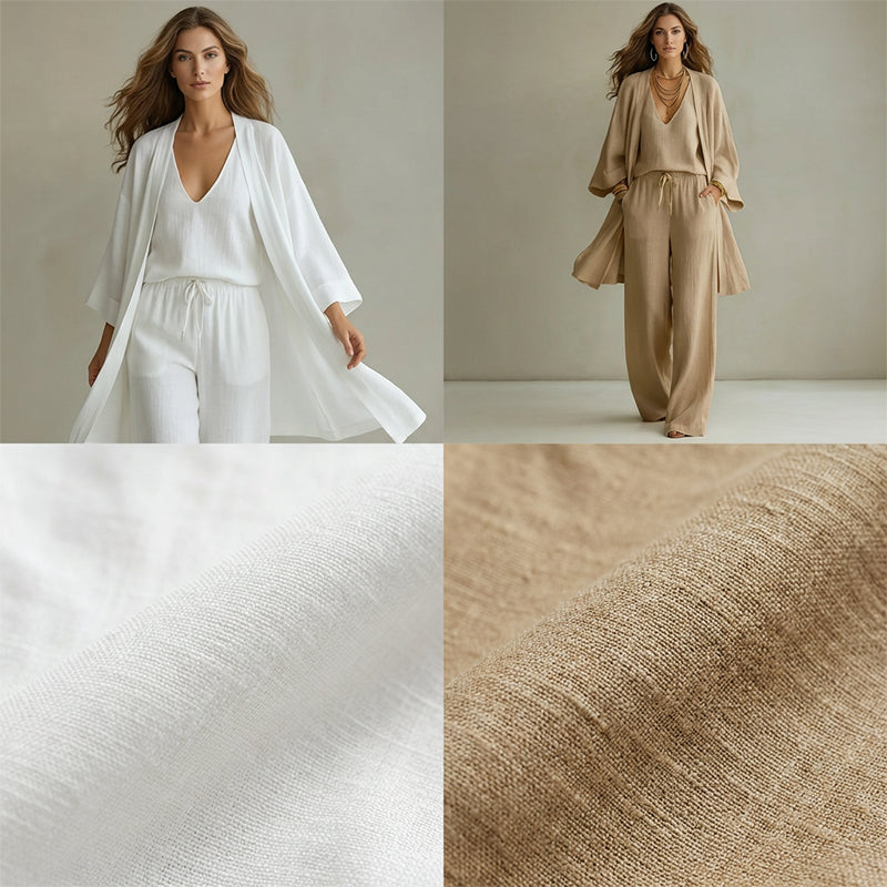 💥 37% RABATT 🌿 „Pure Serenity“ 3-Teiler Lounge-Set ☁️ ultra bequem, leicht & elegant entspannte Silhouette ✨