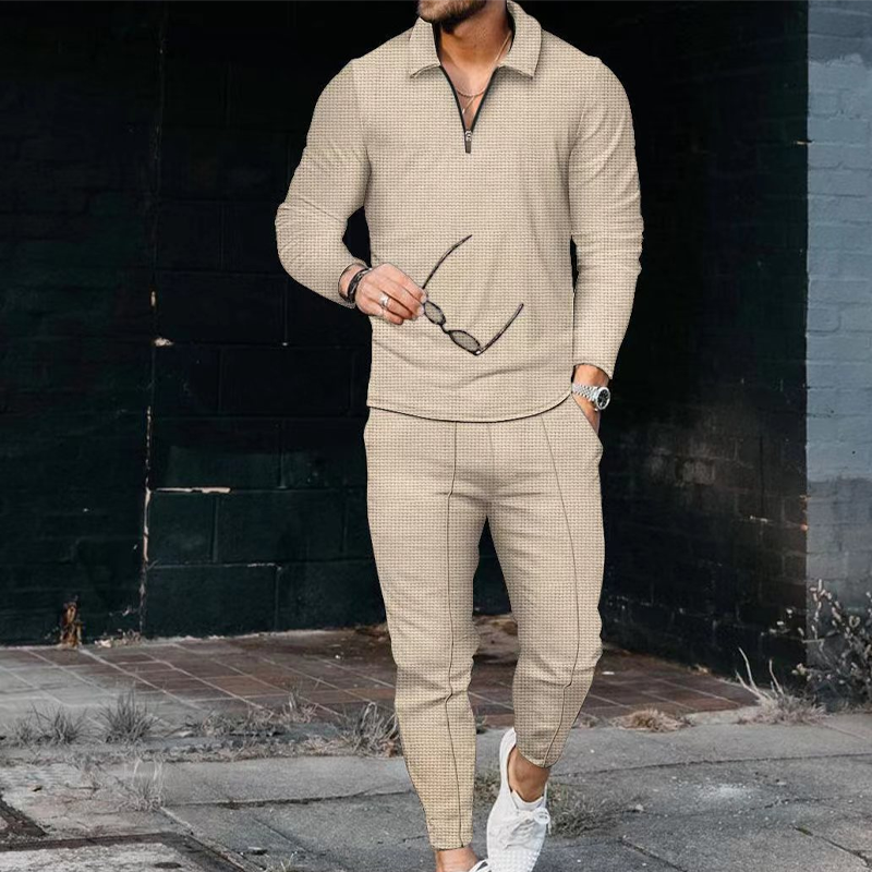 Herren Freizeit-Pullover und Hosen-Set