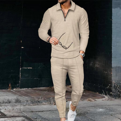 Herren Freizeit-Pullover und Hosen-Set