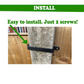 🔥Bestseller – 50 % Rabatt-Hochbelastbarer Schiebetürgriff aus Eisen – stabil, langlebig & rostresistent – ideal für Schiebetüren in Haus, Werkstatt & Gewerbe