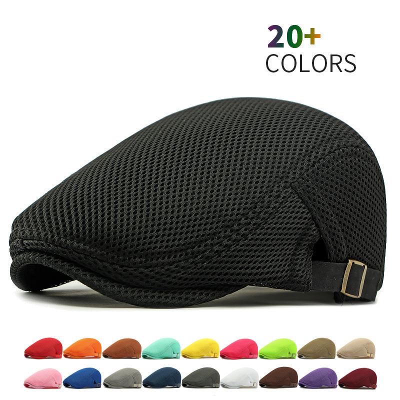 🧢 ⏳LETZTER TAG DES AUSVERKAUFS: € 9.99!! 🌿 Atmungsaktive Schiebermütze mit verstellbarem Riemen – Netzstoff, klassischer Ivy-Stil & integriertes Schweißband – ganztäglicher Komfort ✨