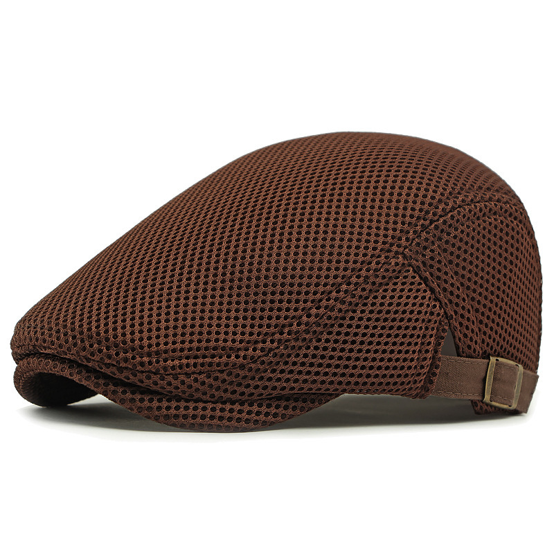 🧢 ⏳LETZTER TAG DES AUSVERKAUFS: € 9.99!! 🌿 Atmungsaktive Schiebermütze mit verstellbarem Riemen – Netzstoff, klassischer Ivy-Stil & integriertes Schweißband – ganztäglicher Komfort ✨