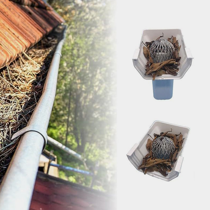 🔥 KAUFE 2, ERHALTE 1 GRATIS! 🍂 Dachrinnen-Laubschutz – Hält Blätter & Schmutz fern – Reduziert Verstopfungen in Dachrinnen & Fallrohren ✨