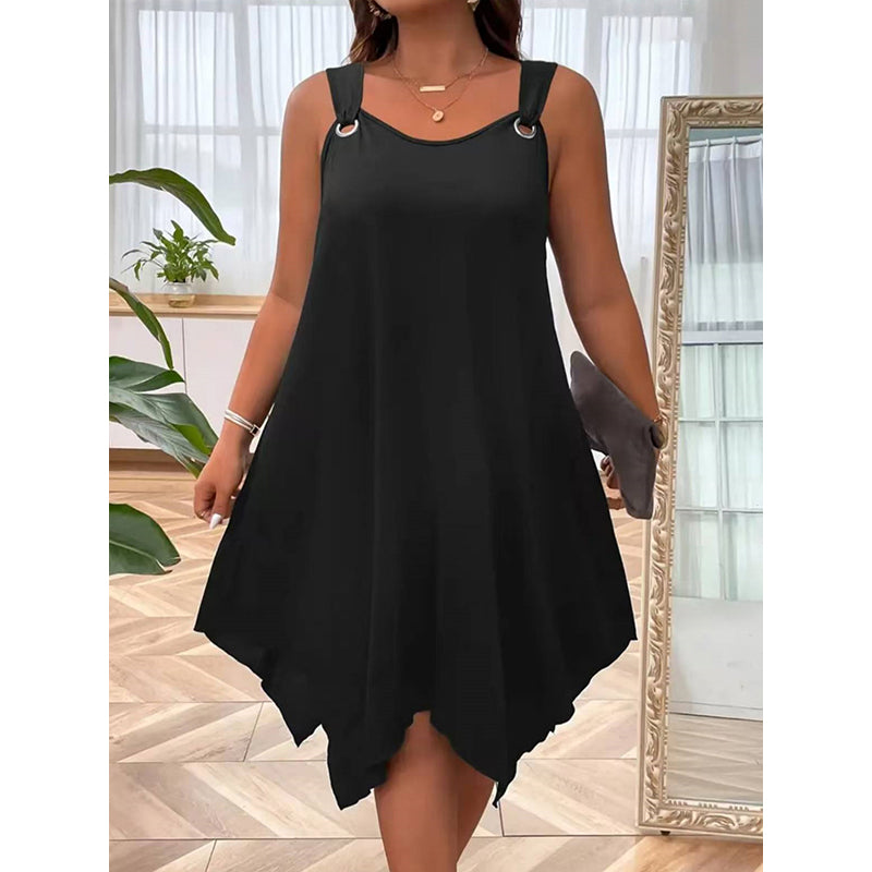 📢Mid-Season Sale: −50% nur für kurze Zeit⏰Ärmelloses Damenkleid mit asymmetrischem Saum