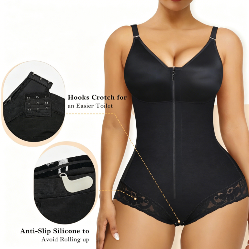 Bauchweg-Formshaping-Bodysuit – Taillenkontrolle, Po-Lifting, starke Kompression – figurschmeichelnd, auch in großen Größen✨👗