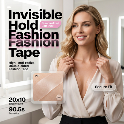 📏 50% RABATT! 👕 Doppelseitiges unsichtbares Körper- & Kleidungsklebeband – Hautfreundlich, zuverlässiger Halt & unsichtbar für jedes Outfit ✨