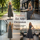 👗【Neues Modell 2026✨ – 50 % Rabatt】 Elegantes Damenkleid mit geraffter Taille und Taschen – figurschmeichelnd, bequem & alltagstauglich 👜✨