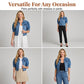 🌞🔥 SOMMER 2026 NEUHEIT: 48% 💥 Damen Jeansjacke mit kurzen Puffärmeln – lässig, modern & vielseitig kombinierbar 👗✨