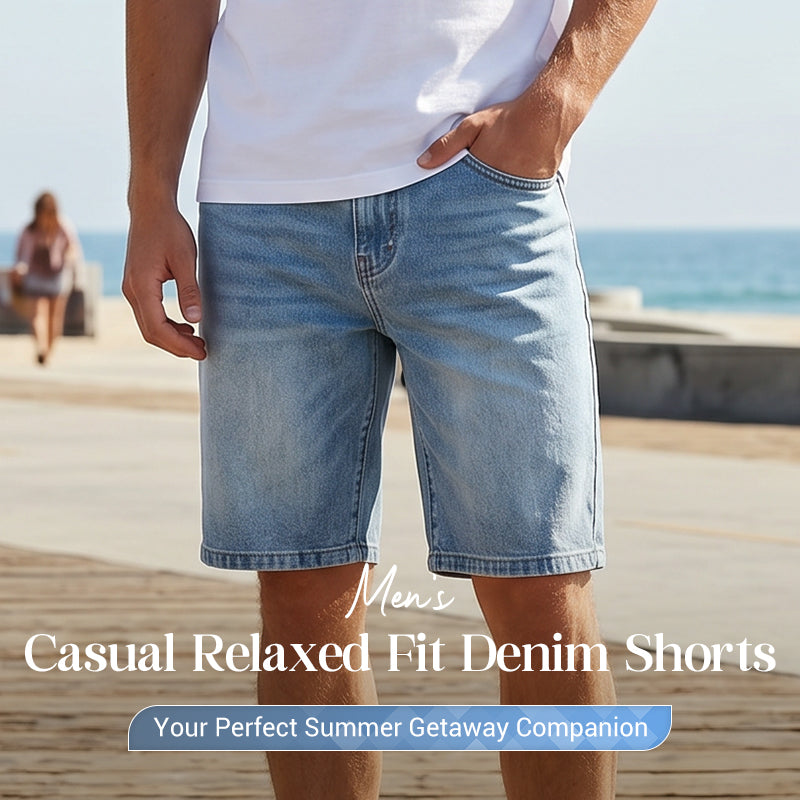 👖 ✨50% RABATT! ✨ Herren Denim-Shorts – Lässig, Bequem & Sommertauglich! ✨