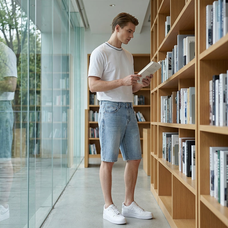 👖 ✨50% RABATT! ✨ Herren Denim-Shorts – Lässig, Bequem & Sommertauglich! ✨