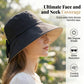 👒 Damen-Sonnenhut mit breiter Krempe und Schleife – faltbarer UV-Schutzhut, ideal für Strand und Urlaub 🎀